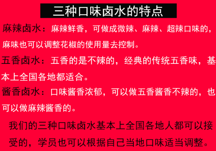 川味鹵菜配方鹵菜秘制鹵料小吃配方視頻資料教程